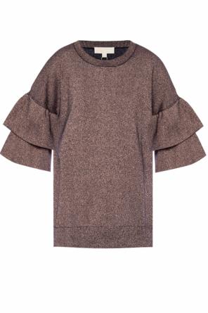 Glittered ruffled sweater, zdjęcie 1 Glittered ruffled sweater od Michael Kors